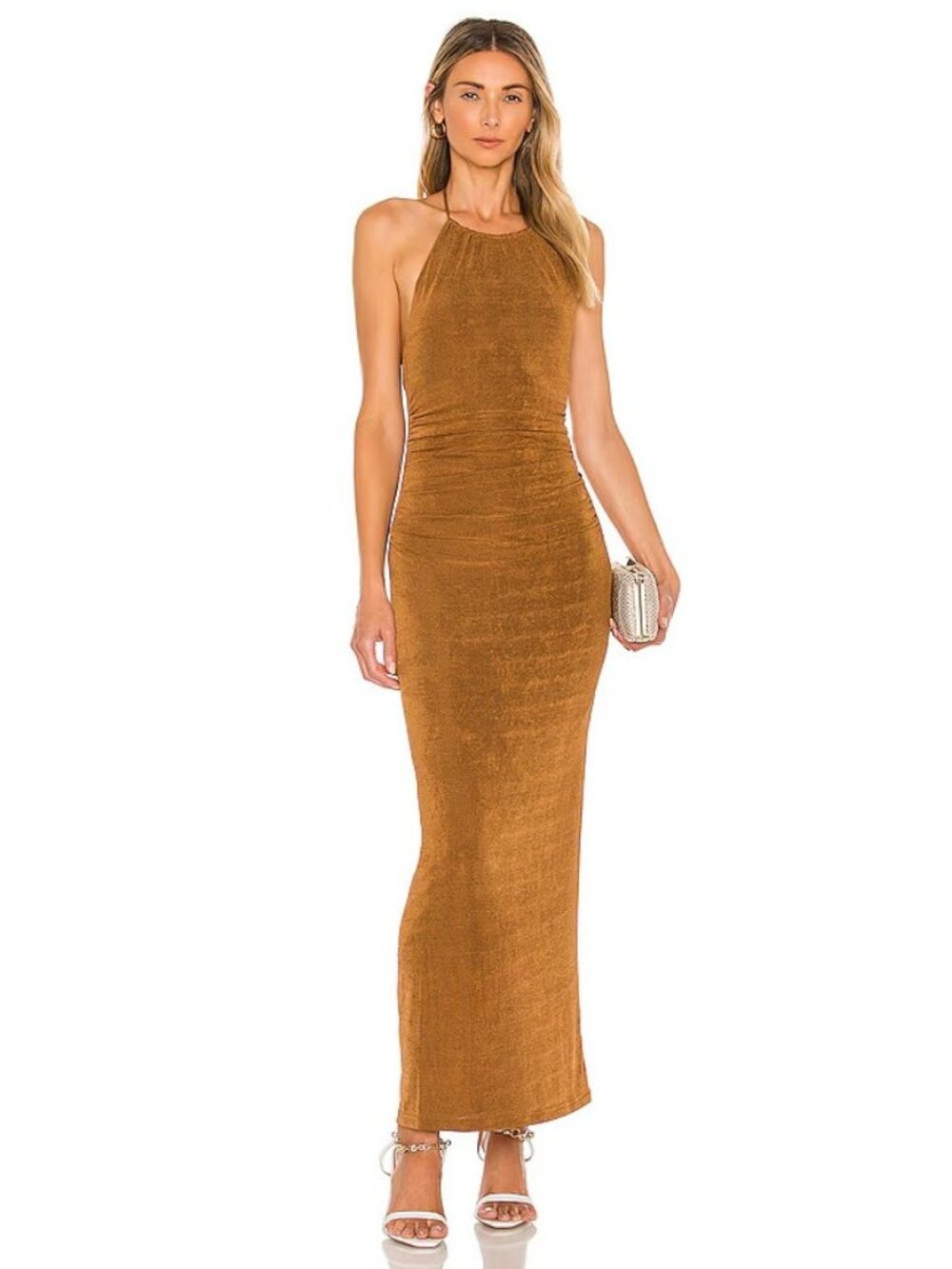 Significant Other Texas Dress in Bronze Brown